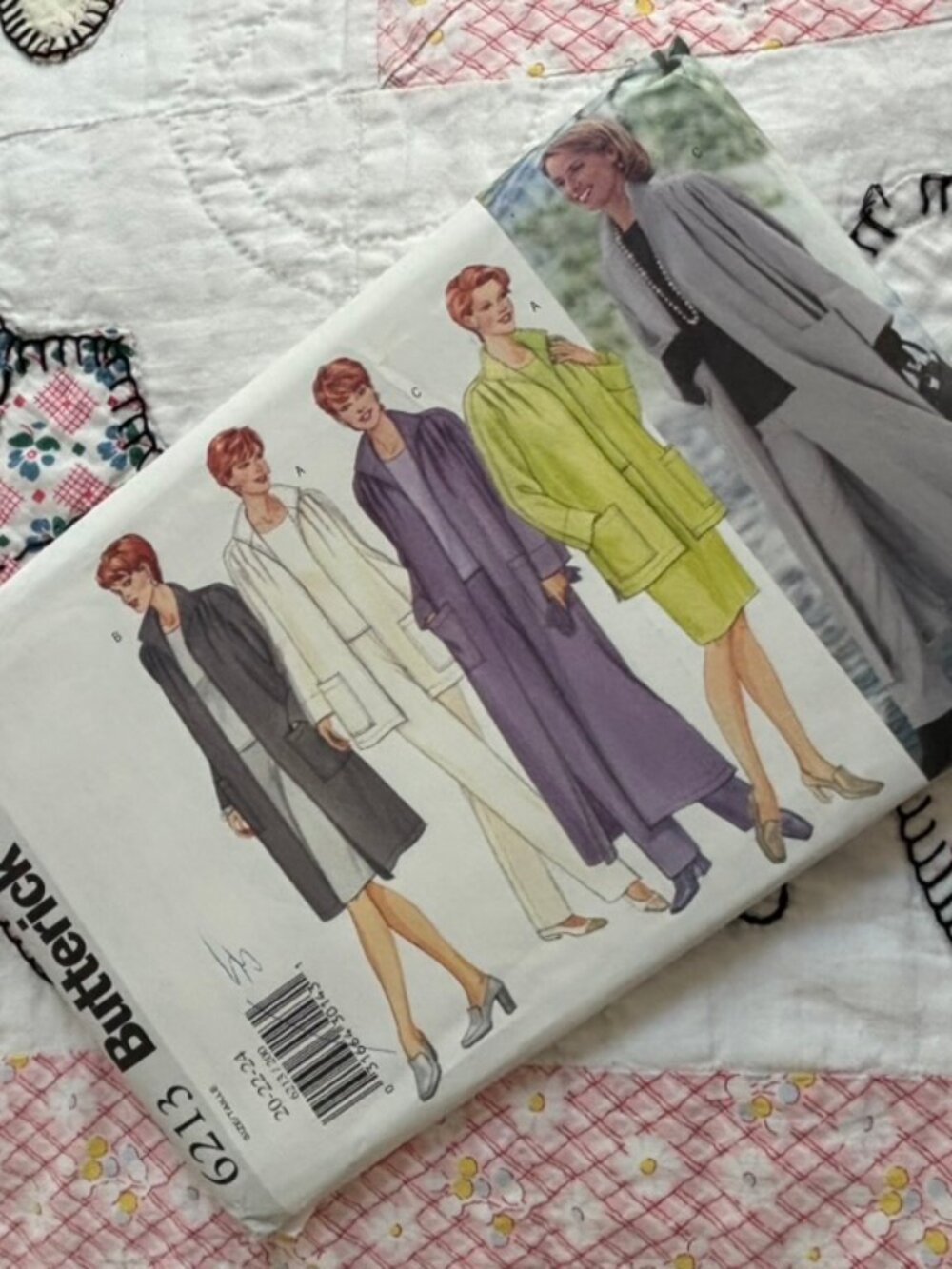 Butterick 6213 sewing pattern for a misses' wardrobe Size 20-24 uncut